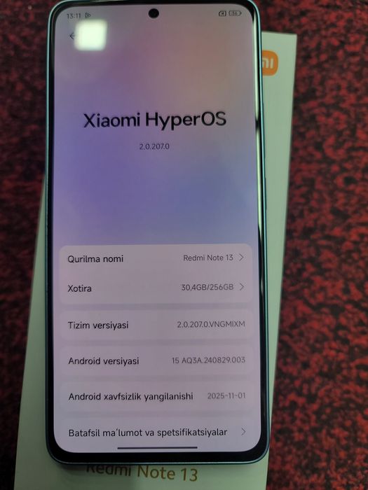 Redmi note 13 sotiladi