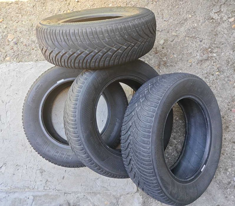 4 бр. Зимни Гуми Kleber 195/65 R15 H91– DOT 23 – много добро състояние