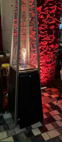 Уличный камин- обогреватель