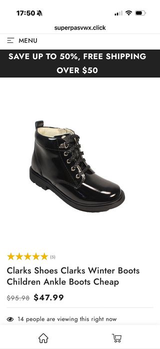 Детски боти Clarks