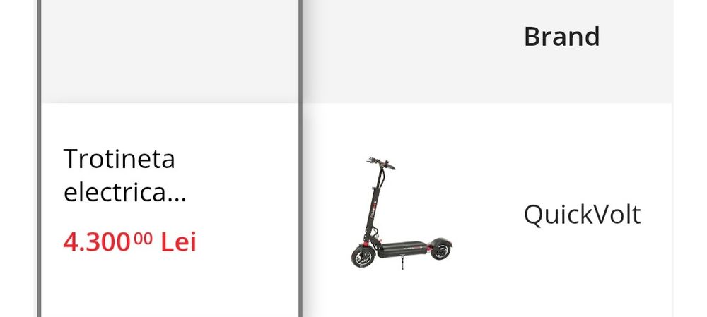 Trotineta electrica
