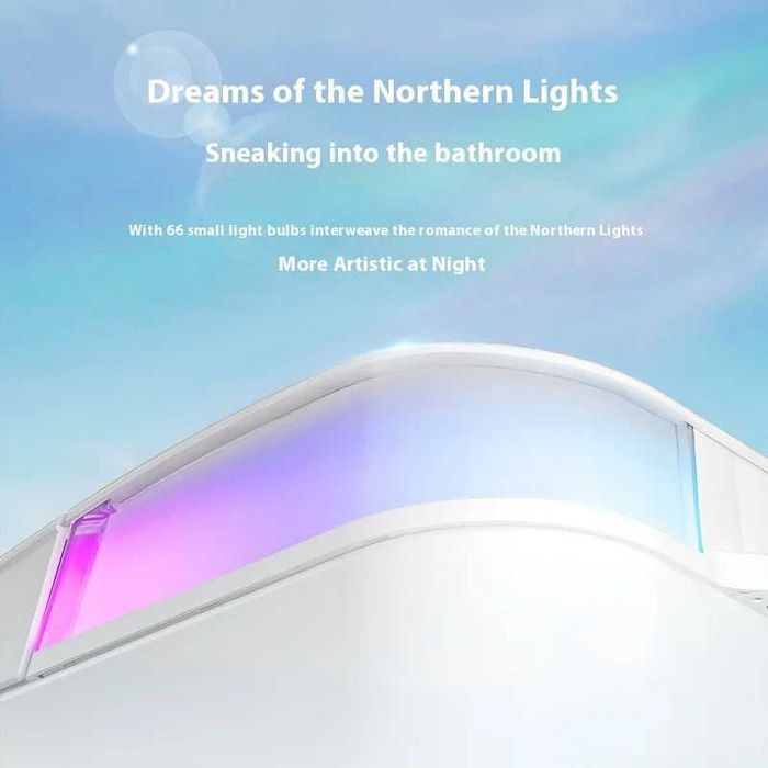 Мултифункционална смарт тоалетна с биде, подгрев, сушене, масаж M202