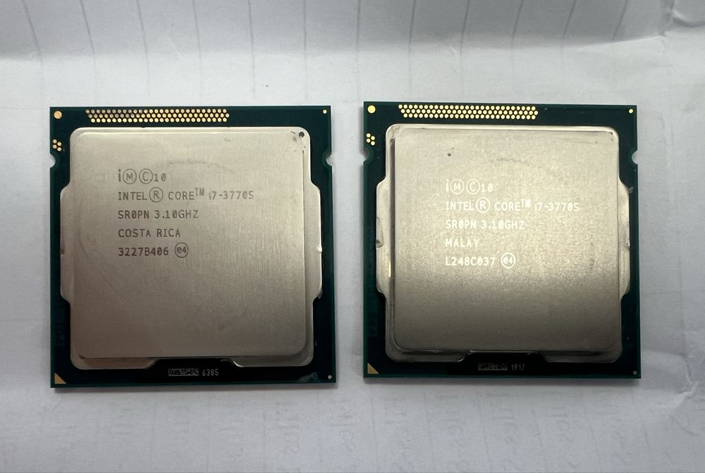 Прлцессор Intel core i7-3770S.