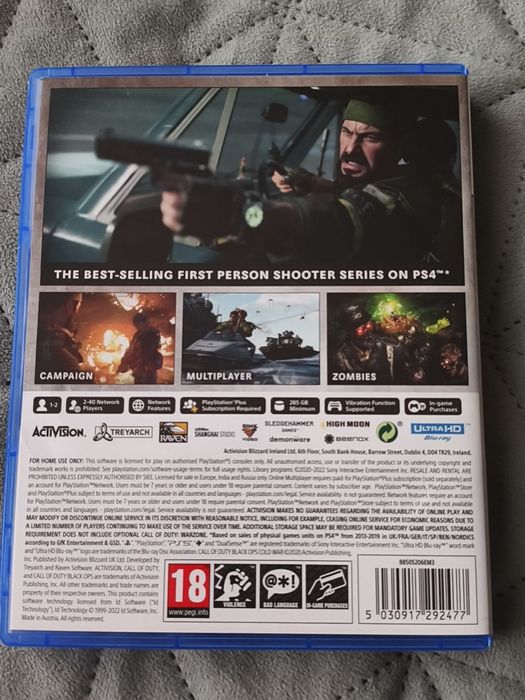 CALL OF DUTY " cold war" игра за PS5
