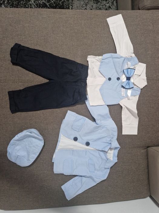 Costum botez baiat 3-6 luni