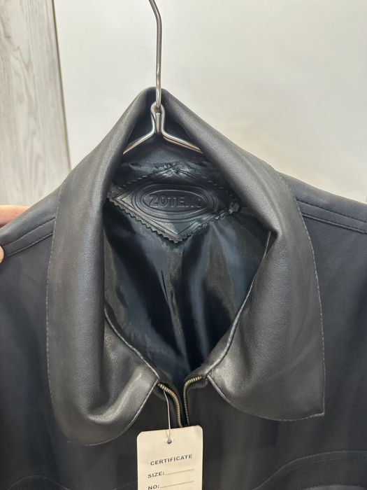 Кожаная куртка из 90-х