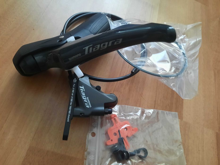 Frana disc shimano Tiagra ST-4720 BR-4770 si maneta Sti 2x10 fata Nou