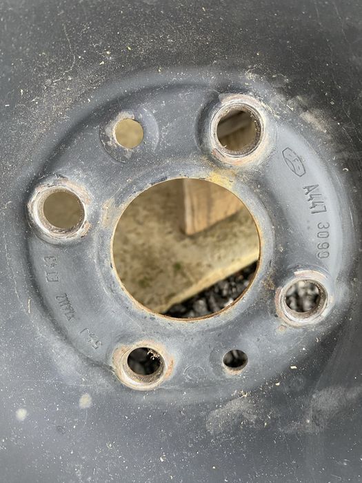 4 бр Железни джанти с гуми 4х100  14 цола