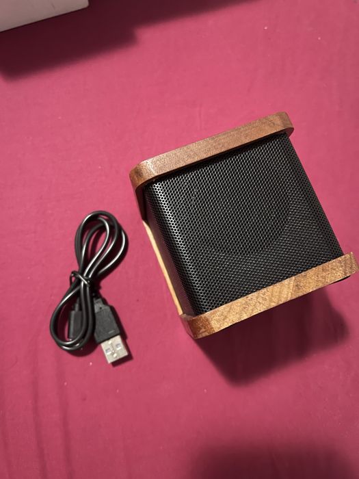 Boxa speaker lemn avenue conectare bluetooth Seneca Bucuresti