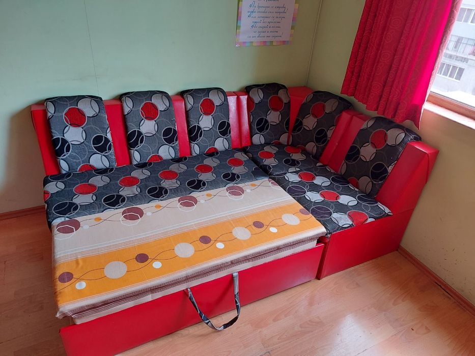 Ъглов Диван - Разтегателен