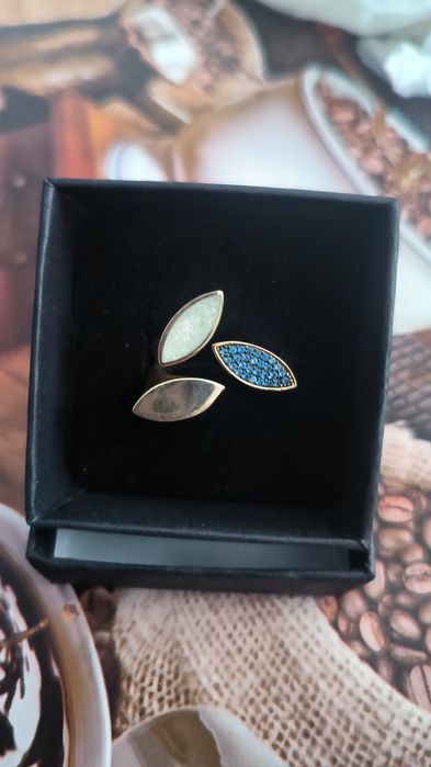 Златен пръстен  уникален италианска изработка