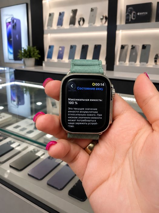 Apple watch 9 оригинал ultra эпл вотч ультра корпус емкокость 100%