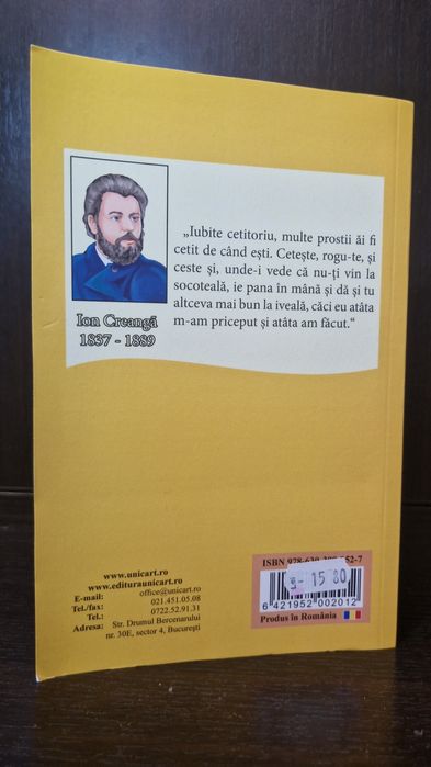 ,,Povești, povestiri, amintiri"-Ion Creangă