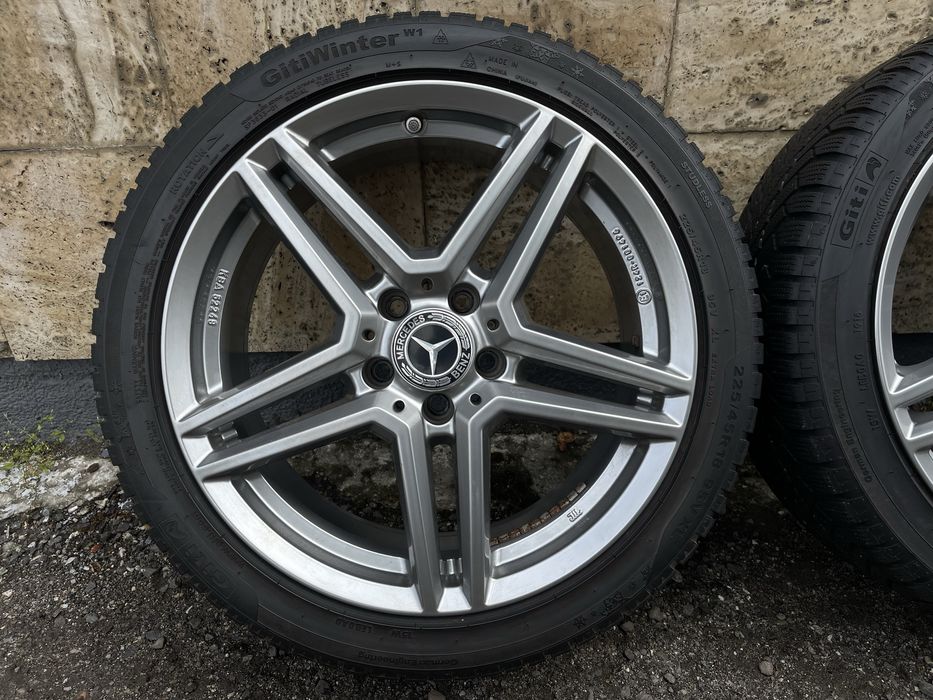 Jante Roti 18 Mercedes A Class B Class C Class CLA W177 W247 W205 W206 Anvelope 225 45 R18 allseason