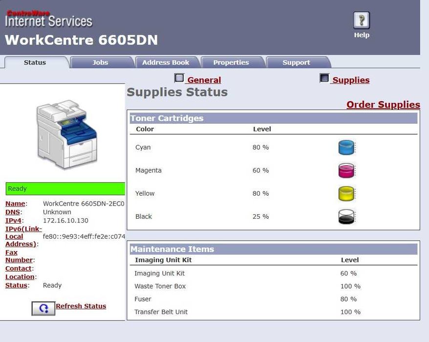 Принтер Xerox WorkCentre 6605DN – цветно лазерно мултифункционално устройство