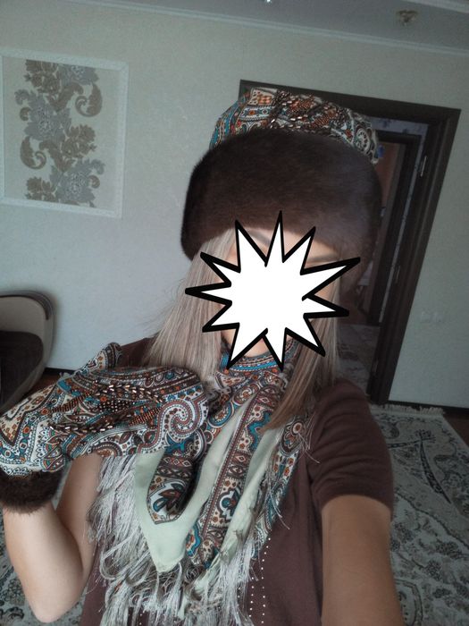 Шапка, платок, руковички