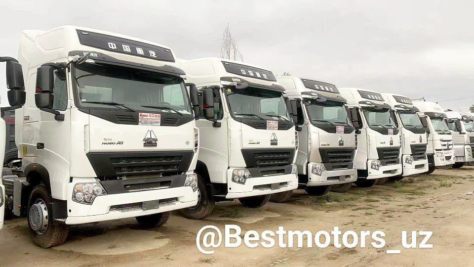 Howo SINOTRUK A7 CNG тягачларимиз сотувда тайёр.