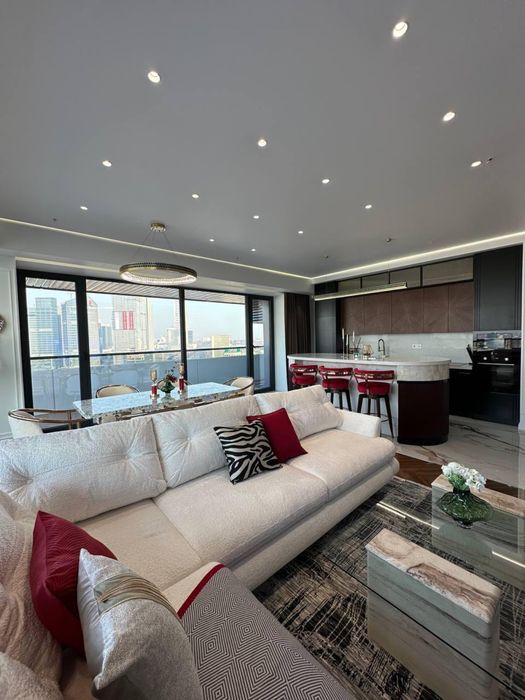 СРОЧНО ЖК UTower 3 комнаты 126м2 евролюкс с видом на Ташкент Сити