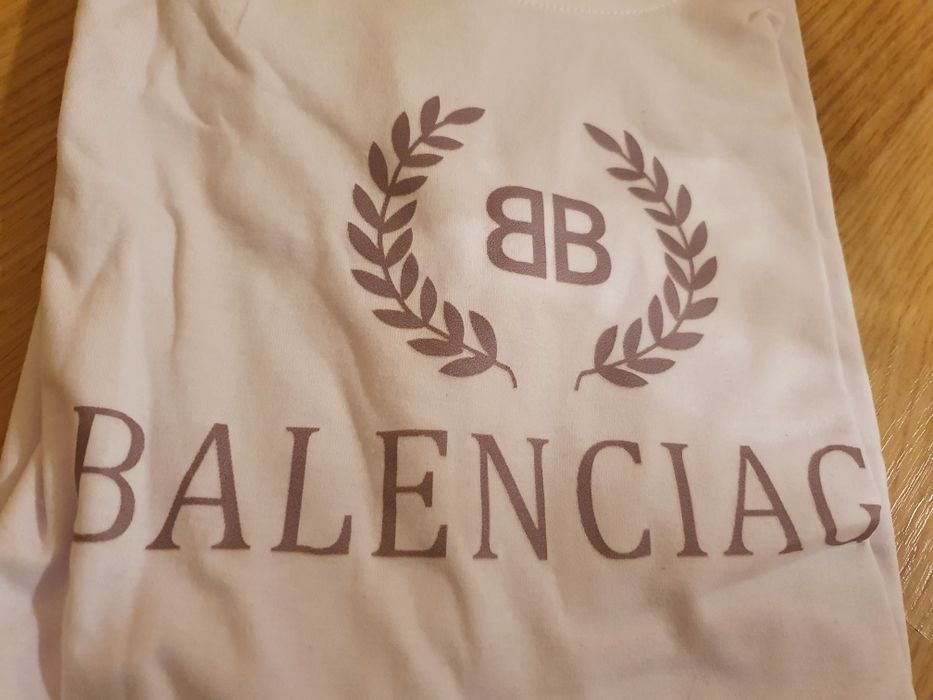 Tricou barbati marime S nou, Balenciaga, alb