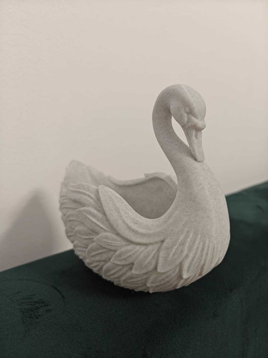 Lebăda decorativă marble printată 3D