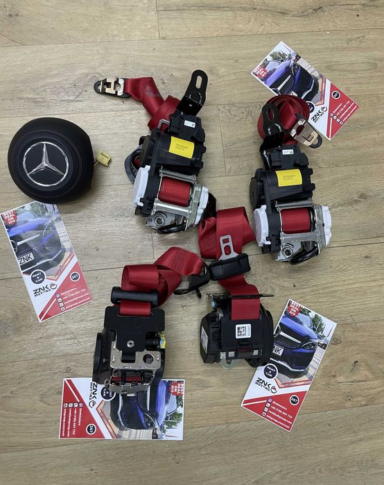 Mercedes Benz AMG GT 4 usi - set centuri de siguranta - airbag volan
