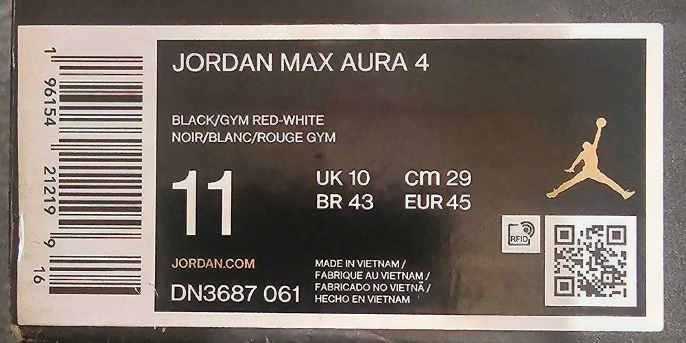 Маратонки Nike Jordan Max Aura 4