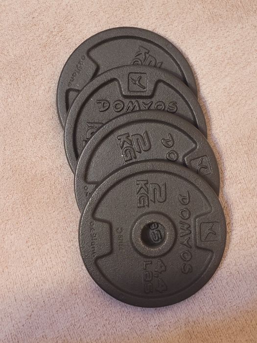 Set 4 discuri gantere de 2 kg