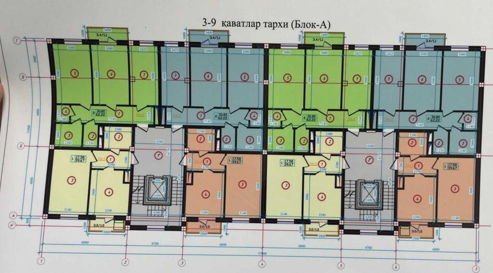 Продам 2/5/9, 65 m² кв на сергели