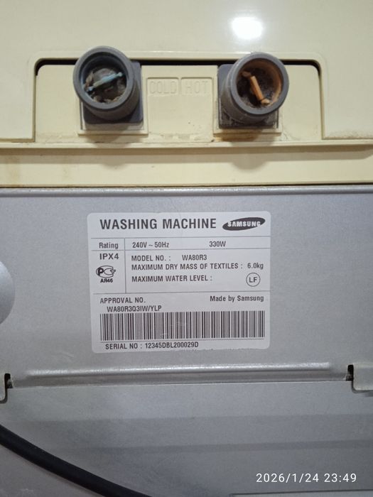 Стиральная машинка полуавтомат