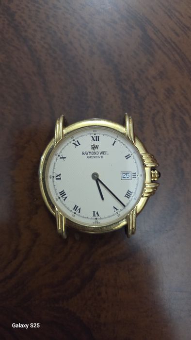 Ceas raymond weil  18k Gold. Ecetroplated
