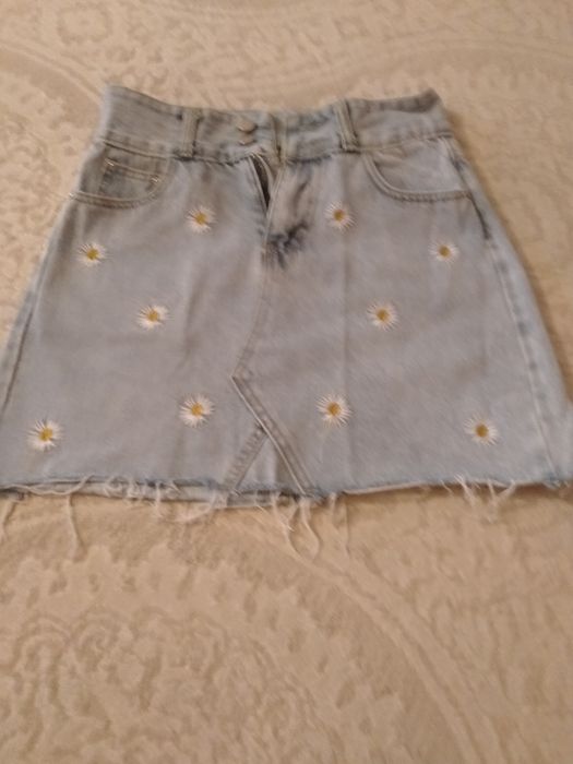 Продам джинсовый юбка