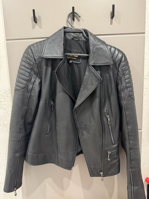 Дамско яке естествена кожа