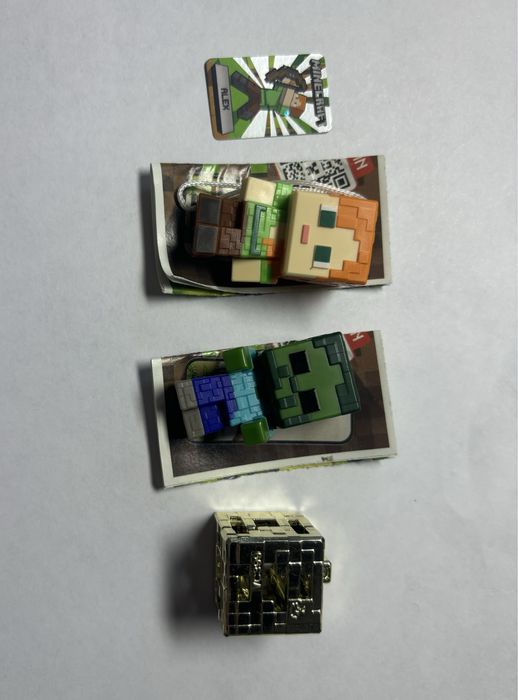Фигурки minecraft kinder joy