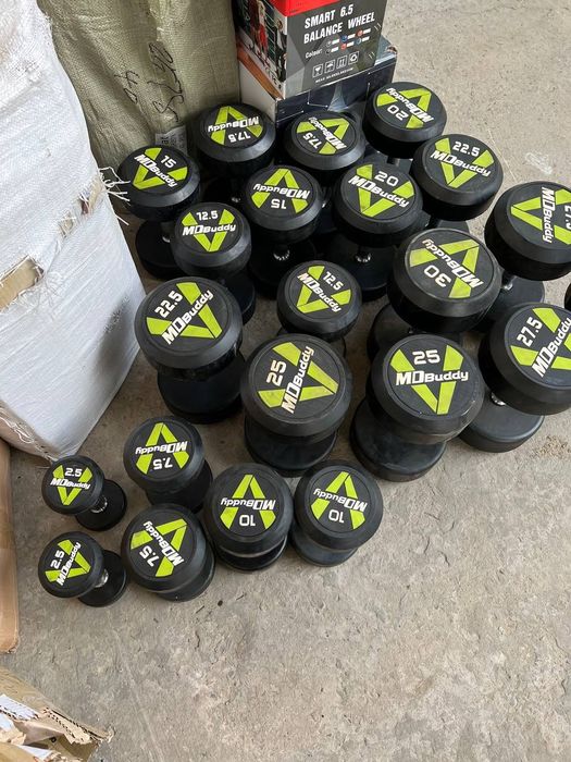 Гантел MD Buddy Хитой Гантел Зал учун 

2.5 Кг Дан 40 кг 2.5 Дан 50 кг