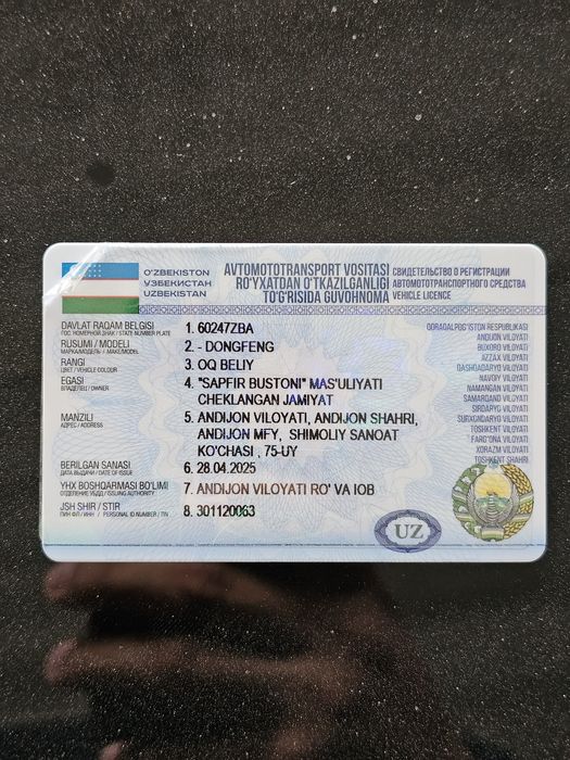 Donfeng VAN yuk furgon