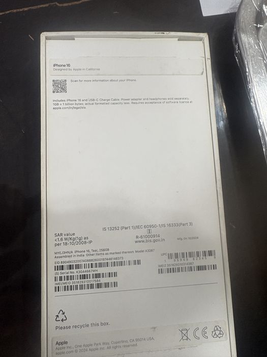 iphone 16/256 срочно. Сатылады