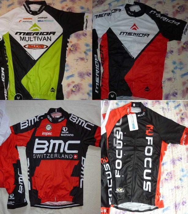 Echipament ciclism Merida BMC Focus set pantaloni tricou