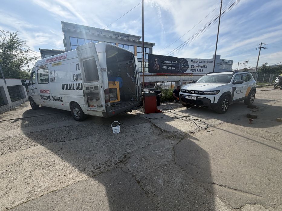 Vulcanizare Mobilă 24/7 | Pană Auto | Schimb Anvelope | București și până la 200 km