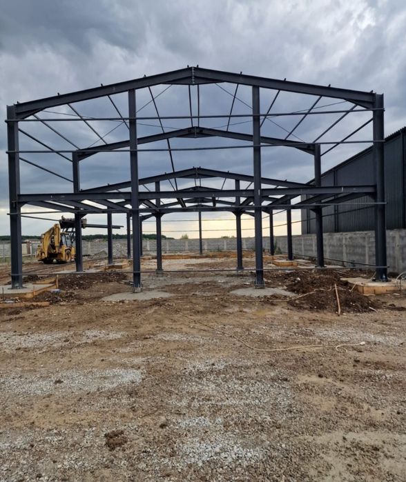 Vând Hală Metalică completă la gata demontabilă pe șuruburi, asigurăm