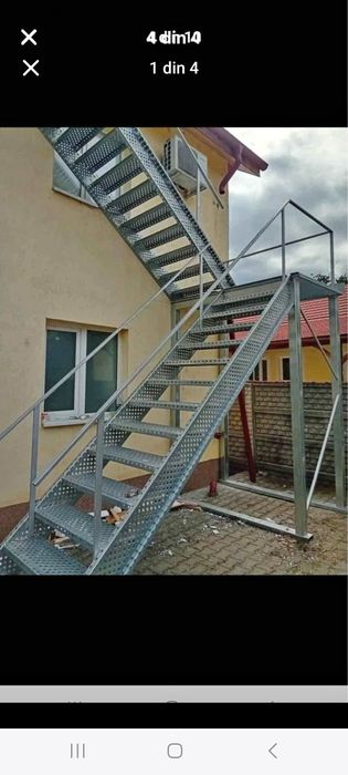 Scari zincate pe comanda