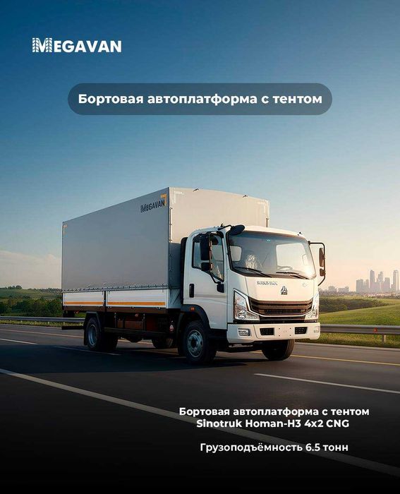 Sinotruk Homan-H3 - 6.5 T — Ishingizni yengillashtiradigan transport.