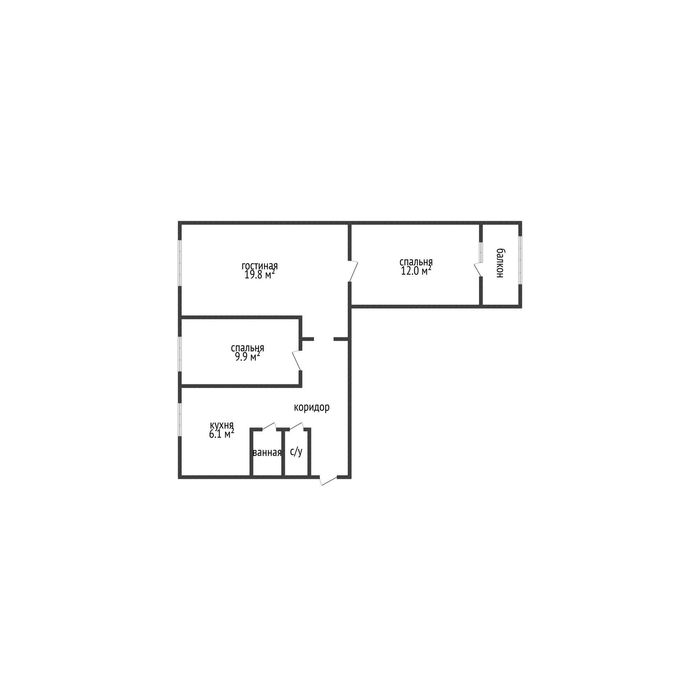 Продажа 3-комнатной квартиры
