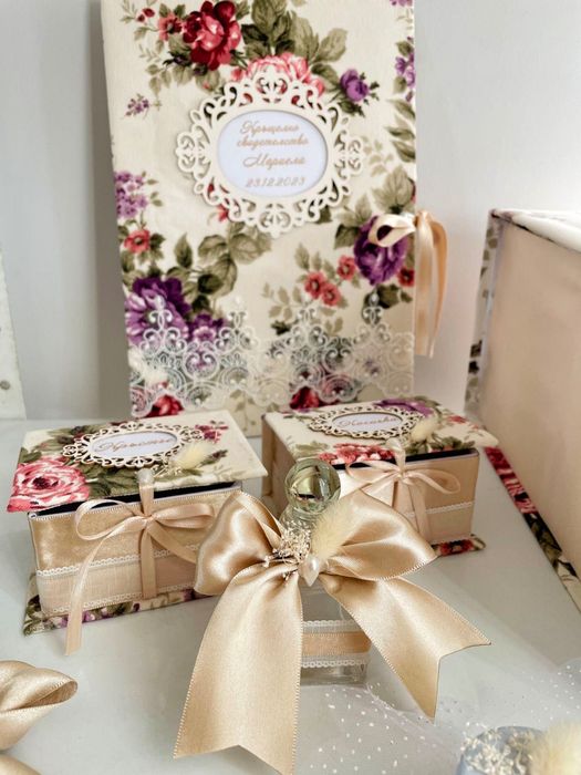 Ръчно изработен комплект за кръщене