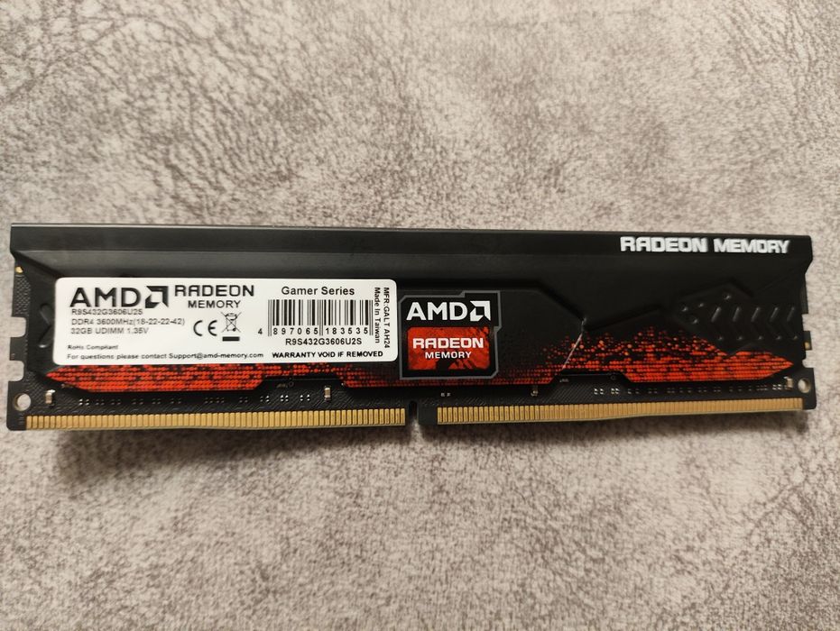 DDR4 32GB (ОЗУ AMD Radeon 3600MHz)