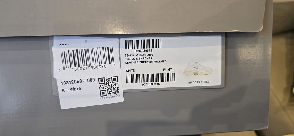 Сникърси Balenciaga 100% оригинални, 47 номер