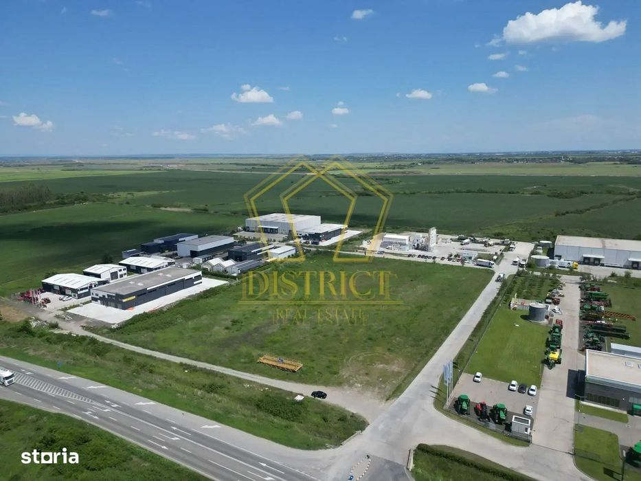 Teren cu AC pentru constructie hala industriala | Aradului