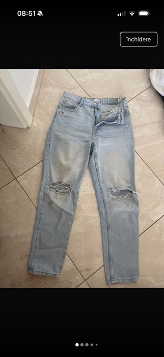 Blugi mom fit Bershka