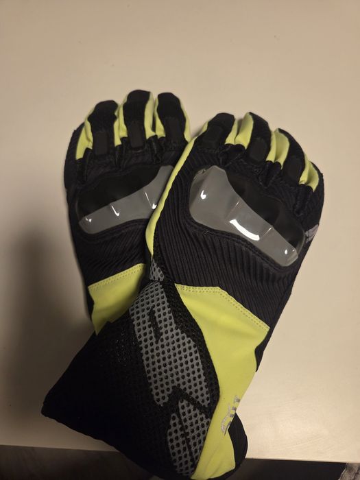 Mănuși de motocicletă Spidi Rainshield negru-fluo S -