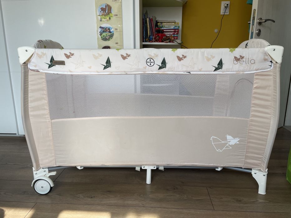 Chipolino Сгъваема бебешка кошара на 2 нива с повивалник