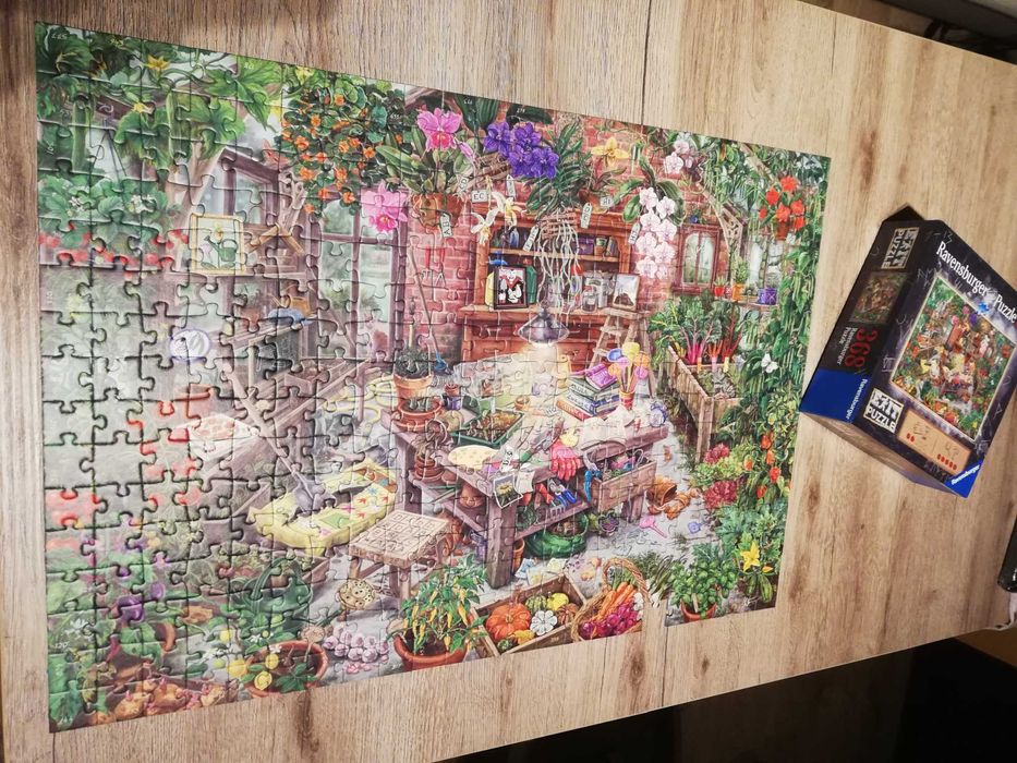 пъзел Ravensburger - Puzzle EXIT: Оранжерия, 368 части